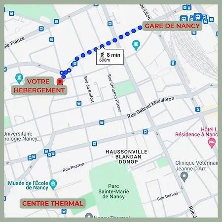 Thermal A 10 Min A Pied De La Gare Apartamento *